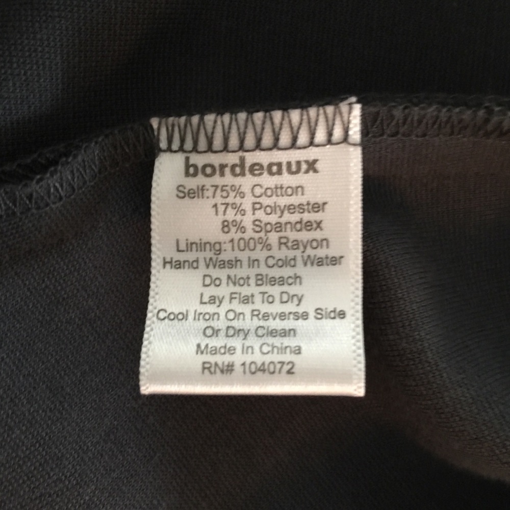 Anthropologie Bordeaux Minerve Swing Dress-Size Small-Thick Material - Picture 7 of 7